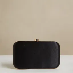 Lavie Cheer Women Black Rectangular Framed Clutch image 2