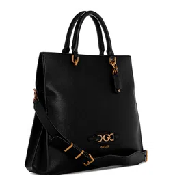 GUESS PU Structured Satchel image 3