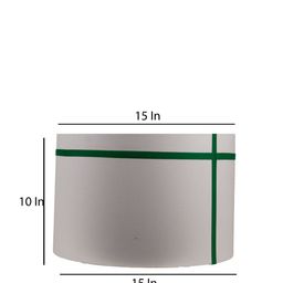 Grated Ginger White Self Design Table Lamp image 5