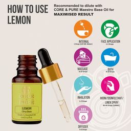 CORE & PURE Lemon Grade-A Essential Oil image 2