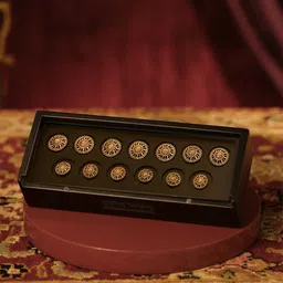 COSA NOSTRAA Set Of 13 Metallic Sun Buttons image 5
