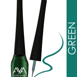AYA Set of 2 Green & Golden Waterproof Liquid Eyeliner - 5ml Each image 3