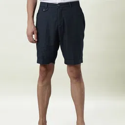 RARE RABBIT Men Camer Slim Fit Tencel Shorts-image-41