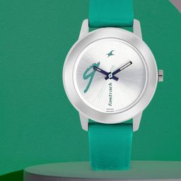 Fastrack Women Silver-Toned & Green Analogue Watch-38