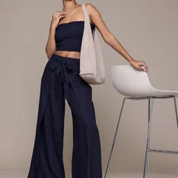 Roadster Crop Top With Palazzos-image-63