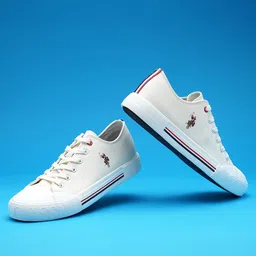 U.S. Polo Assn. Men Lace-Up Round Toe Canvas Sneakers-image-63
