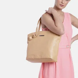 Caprese Structured Shoulder Bag with Applique image 2