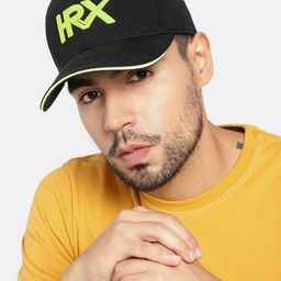 HRX by Hrithik Roshan Unisex Black Cotton Baseball Cap-image-27