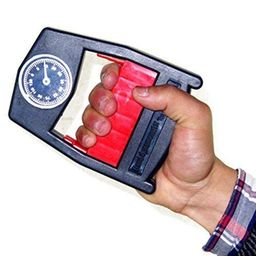EasyDesk Hand Dynamo-meter Grip Exerciser Device Power Spring Strength Meter, Black image 3