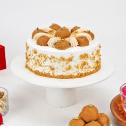 Delicious Besan Ladoo Cake-image-40