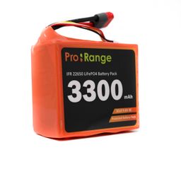 Pro-Range IFR 22650 9.6V 3300mAh 3C 3s1p LiFePO4 Battery Pack image 2