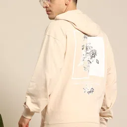 Mast & Harbour Printed Hooded Sweatshirt-picture-4