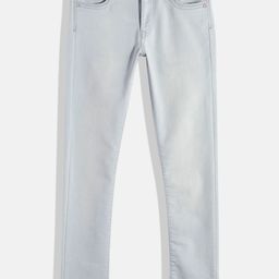 Allen Solly Junior Boys Blue Skinny Fit Light Fade Stretchable Jeans-image-43
