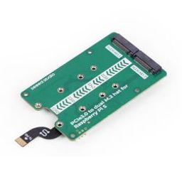 Seeed Studio PCIe3.0 Switch to Dual M.2 Hat for Raspberry Pi 5, Support NVMe SSD, Support Hailo8/8L-13