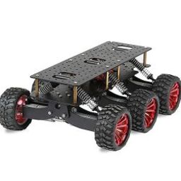 Black 6WD Search Rescue Platform Smart Car Chassis Damping Off-Road Climbing WIFI Car-14