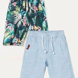 Fame Forever by Lifestyle Boys Pack of 2 Printed Shorts-picture-46