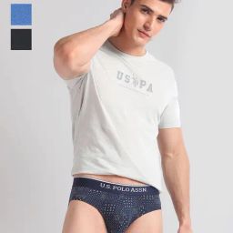 U.S. Polo Assn. Multicolor Printed Briefs - Pack of 3-picture-12