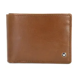 Louis Philippe Brown Textured Leather Bi-Fold Wallet for Men-image-7