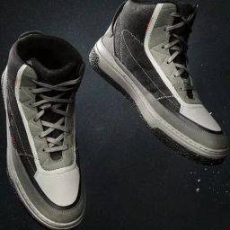 The Souled Store Men's Space Edition Grey Ankle High Sneakers-image-74