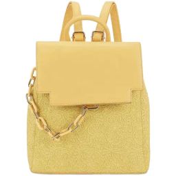 Globus Yellow PU Medium Backpack-12
