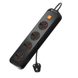 Portronics Power Plate 12 Power Extension Board with 4 sockets. Orange-image-11