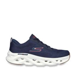 Skechers Men's GO RUN SWIRL TECH Navy Red Running Shoes-image-87