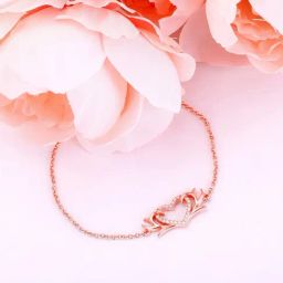 GIVA Love is EveryWhere 92.5 Sterling Silver Intertwined In Love Bracelet for Women & Girls-image-10
