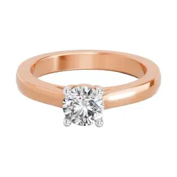 Sparkles Lab Grown Diamond 14k (585) Rose Gold Ring for Women-picture-41