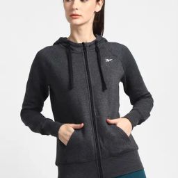 Reebok Black FND W Sports Hoodie-image-7