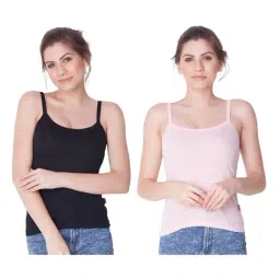 Dollar Missy Black & Pink Camisole Pack of - 2-image-47