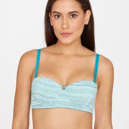 Zivame Blue Under-Wired Demi Cup Bra-picture-46