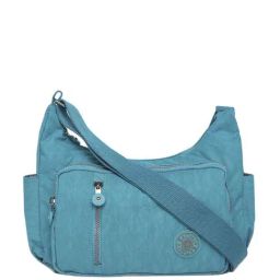 Baomi Blue Solid Medium Cross Body Bag-image-19