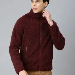 Woodland Maroon Regular Fit Sweatshirt-26