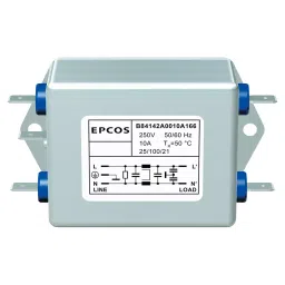 Epcos B84142-A Series Flange Mount EMC Filter 1 Phase 30 Amp Current Rating 250 V AC/DC 105 mm Length, B84142A0030R000-42