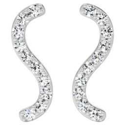 Sparkles Yellow Gold Lab Grown Diamond 14KT 0.7ct 10 Stone S Earring For Women-image-22