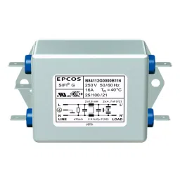 Epcos B84112G Series Chassis Mount EMC Filter 2 Amp Current Rating 1 Phase 250 V AC/DC 72 mm Length, B84112G0000B020 (Pack of 30)-image-39