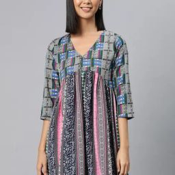 Cottinfab Multicolor Printed Top-picture-7