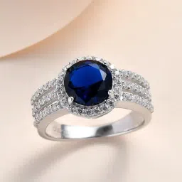 Ornate Jewels 92.5 Sterling Silver Ring for Women-picture-11