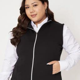 BRINNS Black Solid Casual Jacket-picture-23