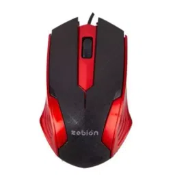 Zebion Swag Red Wired Optical Mouse-35