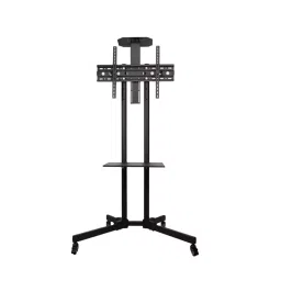 Robustt 81.28 - 190.5 cm Heavy Duty Tilt & Height Adjustable Movable TV Stand, 1500-45