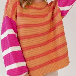 StyleCast Women Striped Long Sleeves Pullover-image-12