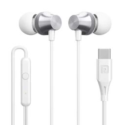 Portronics Conch Beat C in Ear Wired Earphones with Mic, Type C Audio Jack, 10mm Driver (Silver)-image-73