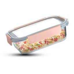 Bergner Borosilicate Transparent Rectangular Tiffin box with Air Tight Lid (1.5 L)-15
