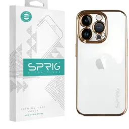 Sprig Electroplated Back Cover for APPLE iPhone 14 Pro Max (Gold)-image-89