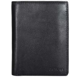 SASSORA Black Casual Leather Rfid Bi-Fold Wallet for Men-picture-30