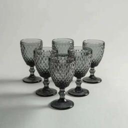 Home4U Siara Glass Tumbler (0.25 L) - Set of 6-20