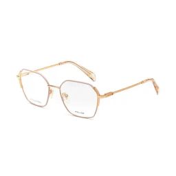 Police VPLF25K532AMFR Gold Geometric Eye Frames For Women-picture-39