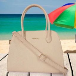 Magnolia Beige Textured Cross Body Bag-23
