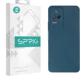 Sprig TPU Matte Back Cover for POCO F4 5G (Blue)-image-77
